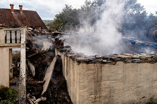 Professional Fire Damage Removal technician working in Frenchtown, NJ